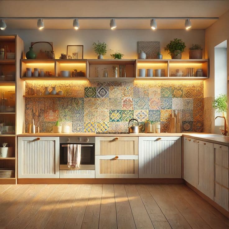 Kitchen tiles after cleaning 3
